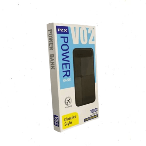 احصل علي باور بانك PZX 10000 مل امبير V02 شحن سريع مناسب للسفر والطائرات الاكثر مبيعا
